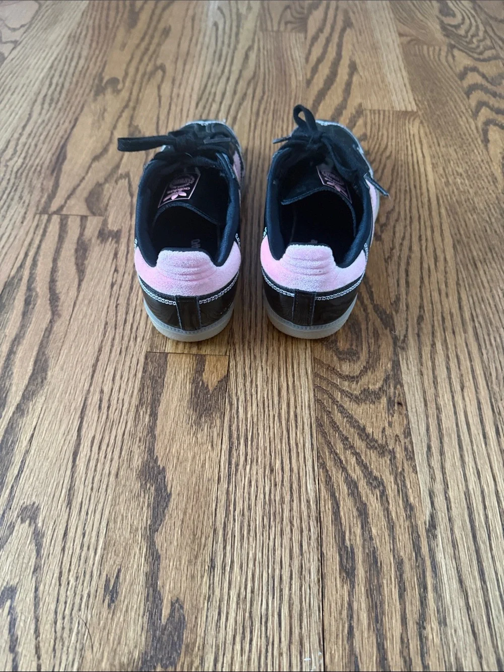 Adidas Kids Black Patent Sambas